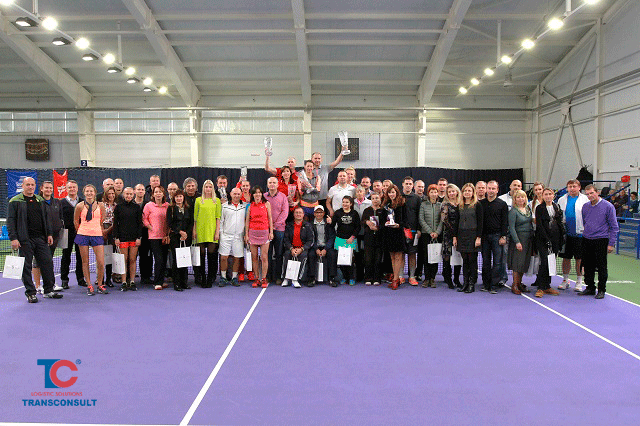 Команда Трансконсалт на 10-м международном парном турнире по большому теннису «Carriеr's Cup»
